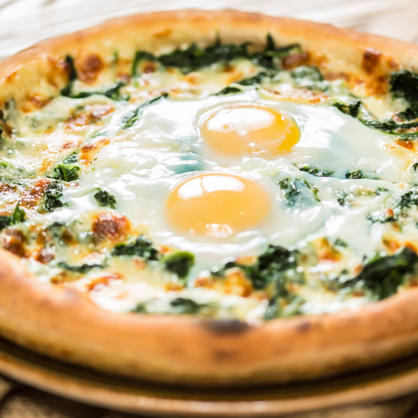Egg Margherita Pizza 