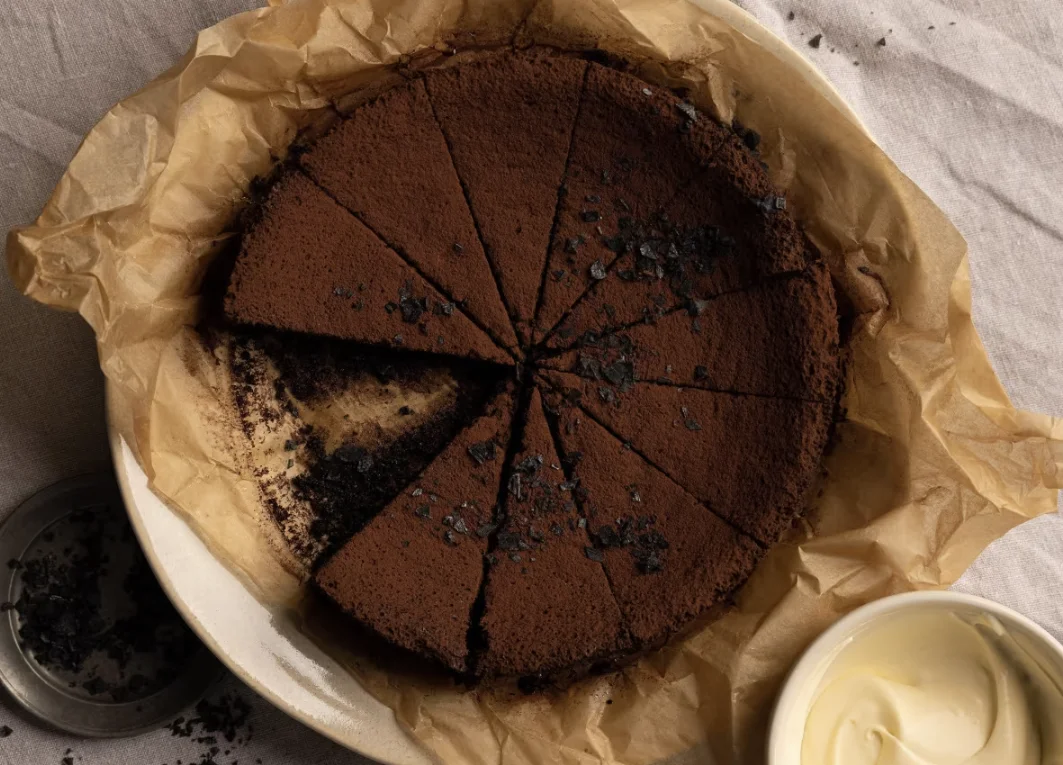Chocolate olive oil cake